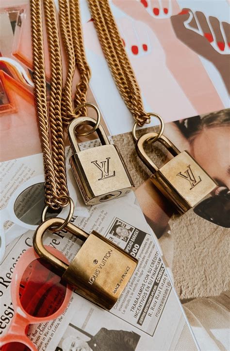 padlock necklace louis vuitton|louis vuitton letter necklace.